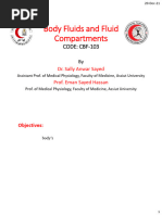 1 - Body Fluids and Fluid Compartments 2022