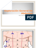 Exploración General de Abdomen