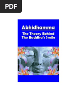 Abhidhamma: Theory Behind Buddha's Smile