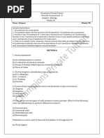 Periodic Assesment - 2 Biology