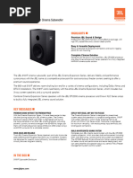 JBL 3181F Spec Sheet