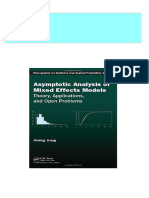 PDF Asymptotic Analysis of Mixed Effects Models: Theory, Applications, and Open Problems 1st Edition Jiming Jiang Download