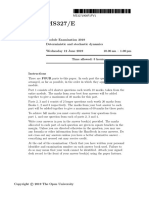 2) Deterministic and Stochastic Dynamics