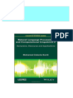 Natural Language Processing and Computational Linguistics 2 Semantics Discourse and Applications 1st Edition Mohamed Zakaria Kurdi