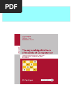 Where can buy Theory and Applications of Models of Computation 16th International Conference TAMC 2020 Changsha China October 18 20 2020 Proceedings Jianer Chen ebook with cheap price