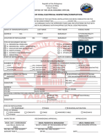 Certificate of Final Electrical inspection