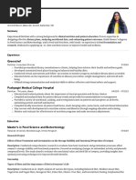 Sruthy Deeepa Resume