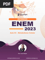 Aula 03 - Metabolismo Celular - EnEM 2023