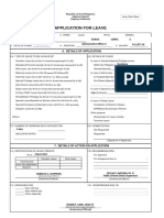 CS Form No. 6 Revised 2020 Application for Leave Fillable