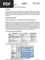 GF System Specification PVC-U BS Inch