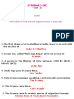 CLASS 6 TERM 2 HISTORY CHA-1  Vedic Culture in North India and Megalithic Culture in South India