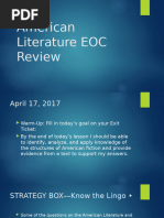 Amrerican Lit EOC Review Power Point (3)