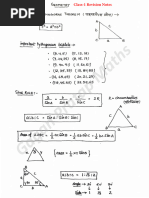 Geometry Class-1 Revision Notes