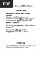 Cause and Effect Essay-TRANSP