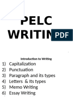 PELC Writing 2017