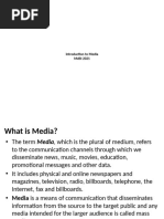 Introduction to Media