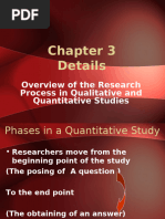 Detailed Ch 3  of the Research Process in Qualitative and Quantitative Studies