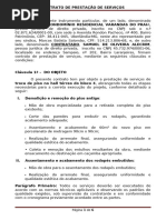 Contrato de Prestação de Serviços de Empreitada