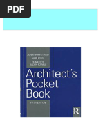 Immediate download Architect’s Pocket Book Fifth Edition. Edition Jonathan Hetreed ebooks 2024