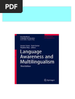 Complete Download Language Awareness and Multilingualism 3rd Edition Jasone Cenoz PDF All Chapters