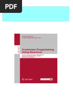 PDF Accelerator Programming Using Directives 6th International Workshop WACCPD 2019 Denver CO USA November 18 2019 Revised Selected Papers Sandra Wienke download