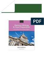 Download (eBook PDF) Opinion Writing and Case Preparation 6th Edition ebook All Chapters PDF