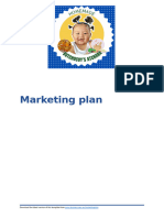 Marketinag plan template