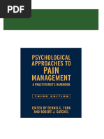 (eBook PDF) Psychological Approaches to Pain Management, Third Edition: A Practitioner's Handbook 3rd Edition download pdf