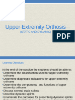 2. Upper Extremity Orthosis