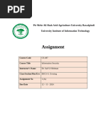 Assigenment Information Security 1 -1