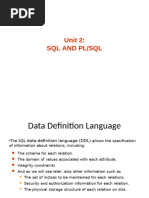 Unit-2 Ppt SQL and Pl SQL