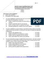 s6 Enterprenuership p2 Revision Past Papers (Ecolebooks.com)