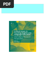 Critical Issues in Teaching English and Language Education: International Research Perspectives 1st Edition Salah Troudi 2024 Scribd Download