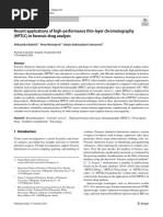 HPTLC in Forensic Analysis