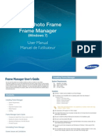 Digital Photo Frame Frame Manager: User Manual Manuel de L'utilisateur