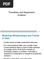 Trendlines and Regression Analysis