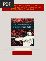 Where can buy Lonely Cold War of Pope Pius XII The Roman Catholic Church and the Division of Europe 1943 1950 1st Edition Peter C. Kent ebook with cheap price