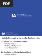 Unit 2 2.4 2.5 Industry and Competitors Analysis & Developing Effective Business Model.ppt