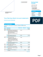 Mishal Ghafar Bank Statement