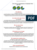 Diagnóstico de Huella Ecológica Personal