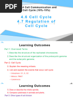 4.6-4.7 Cell Cycle and Regulation of Cell Cycle