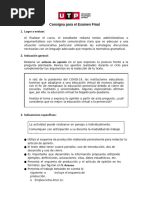 Semana 18- Esquema y artículo de opinión