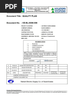 Vd-el-0008-008 0 Quality Assurance Plan