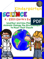 2 - Kindergarten Science NGSS Weather and How It Affects Us