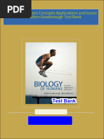 Biology of Humans Concepts Applications and Issues 5th Edition Goodenough Test Bank download pdf