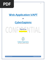 Web-Application-VAPT-Sample-Report-PDF-CyberSapiens