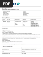 Electronic Ticket Receipt, October 28 for MS DAHE AIDELIS HERNANDEZ PADRON