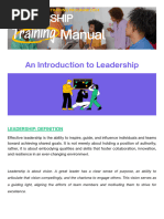 Blueskill Training Manual on Leadership