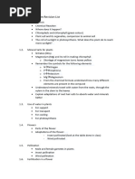 Year 9 End of Term Revision List