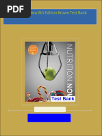 Download Study Resources for Nutrition Now 8th Edition Brown Test Bank